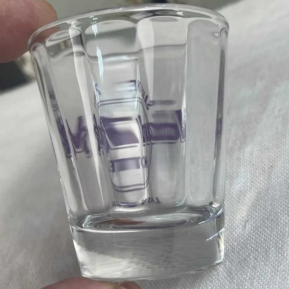 Vtg. Hard Rock Cafe Las Vegas Save The Planet Shot Glass Made In USA
